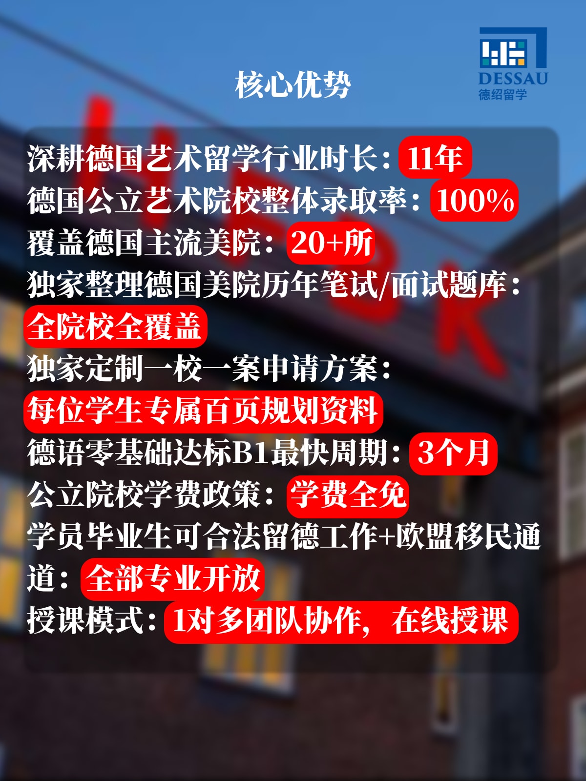 德绍留学学员德国美院录取通知书展示 第 3 张